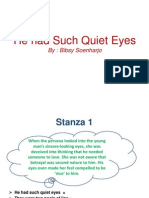 He Had Such Quiet Eyes Worksheet For Students