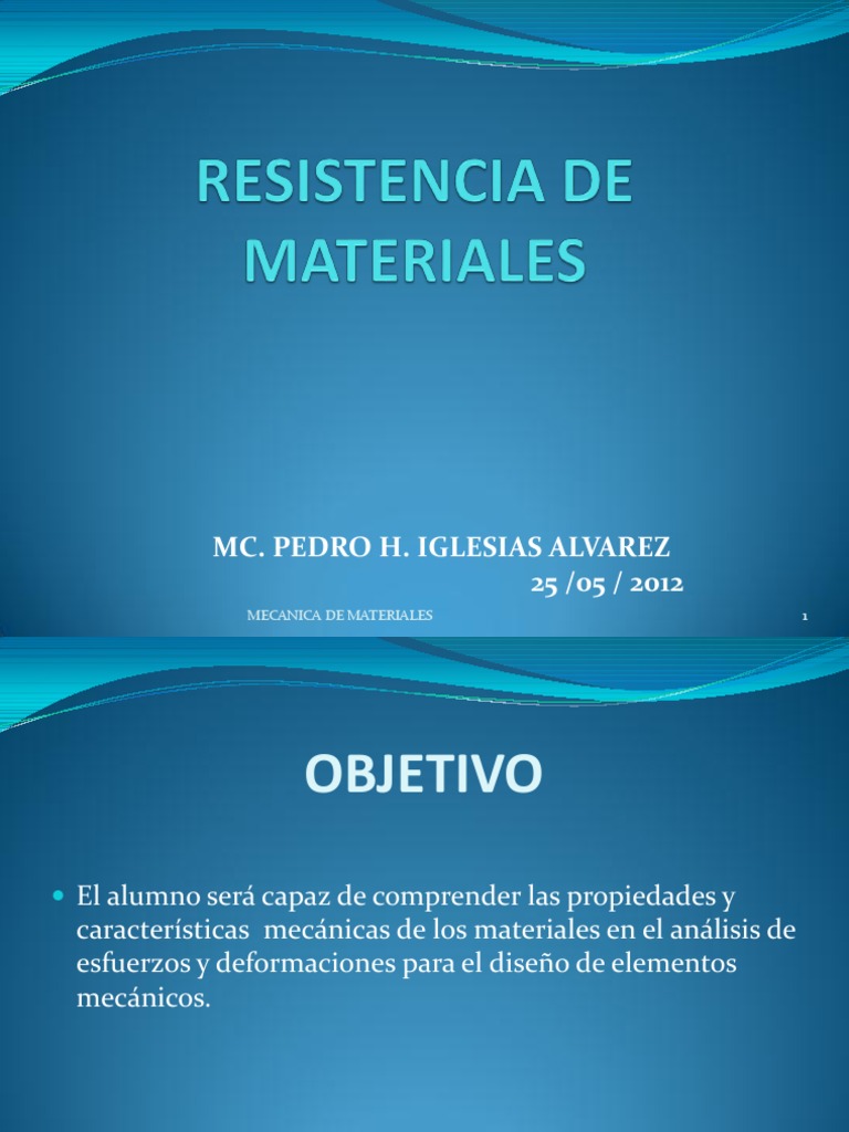 Deformación y Resistencia de Materiales | PDF | Deformación (ingeniería ...