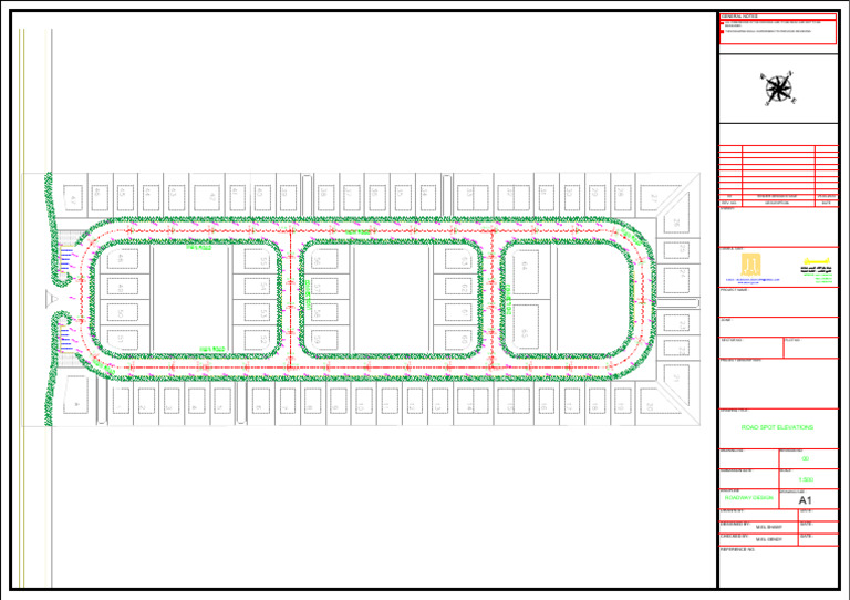 Road Spot Elevations and Design Data | PDF