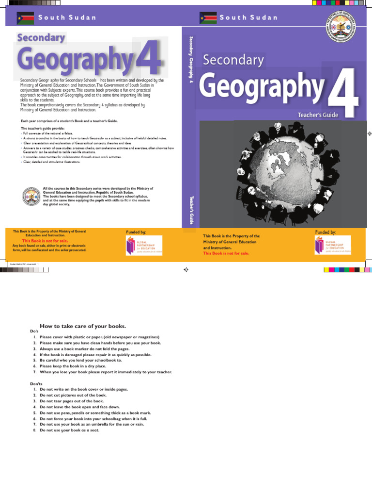 South Sudan Secondary Geography Guide | PDF | Learning | Teachers