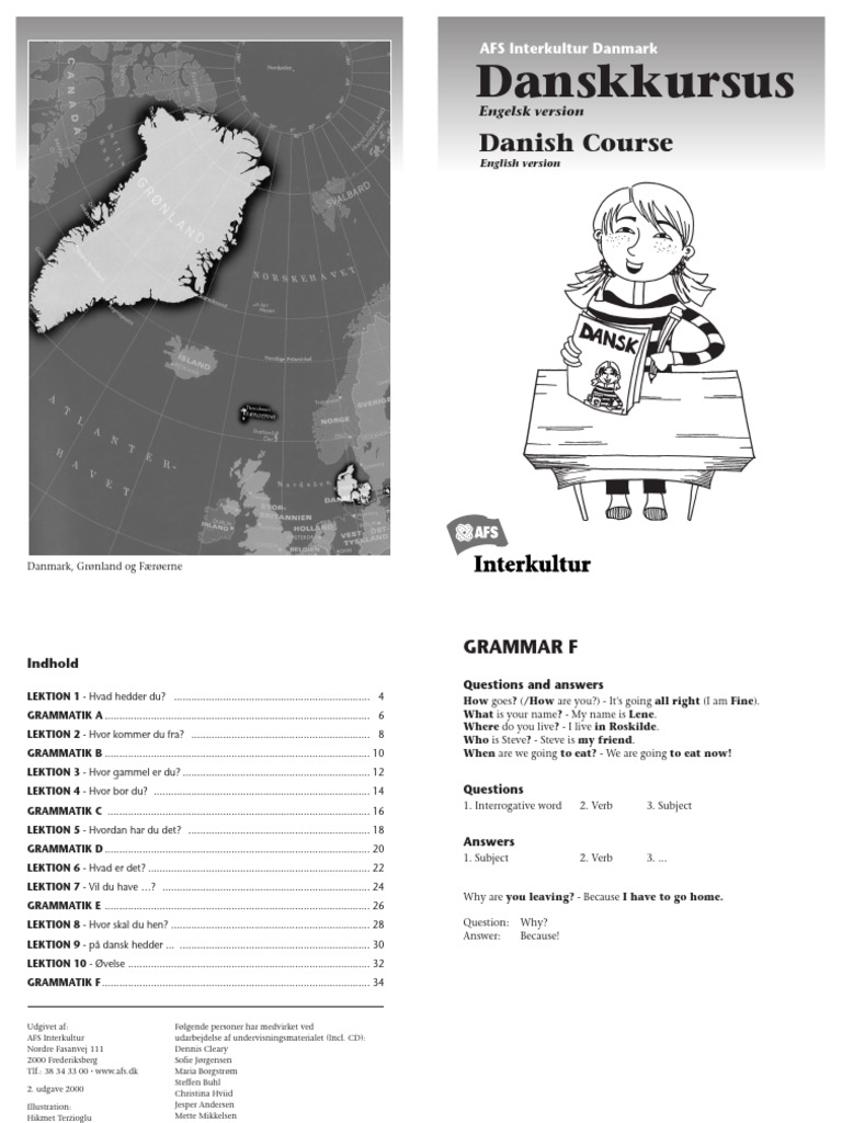 Danish Language Course for Beginners | PDF | Grammar | Syntax