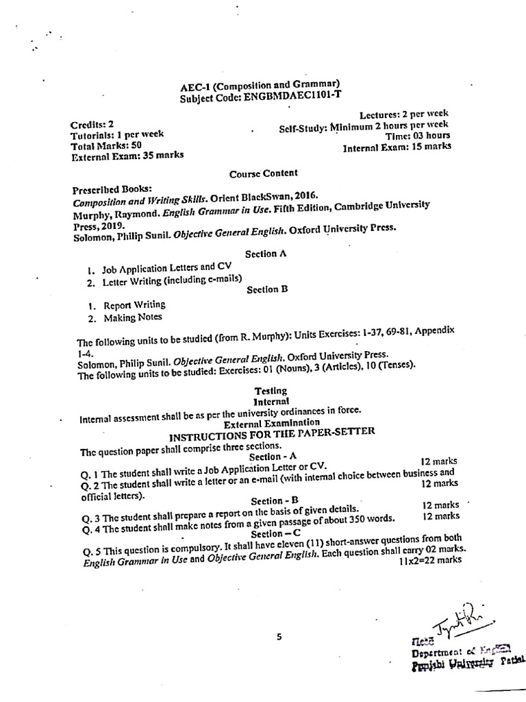Syllabus and Notes of AEC | PDF