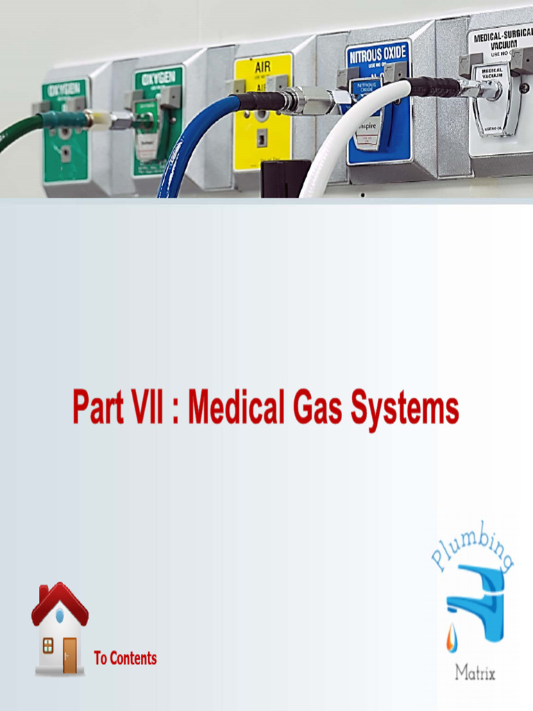 Medical Gas System Overview and Components | PDF | Nitrous Oxide ...