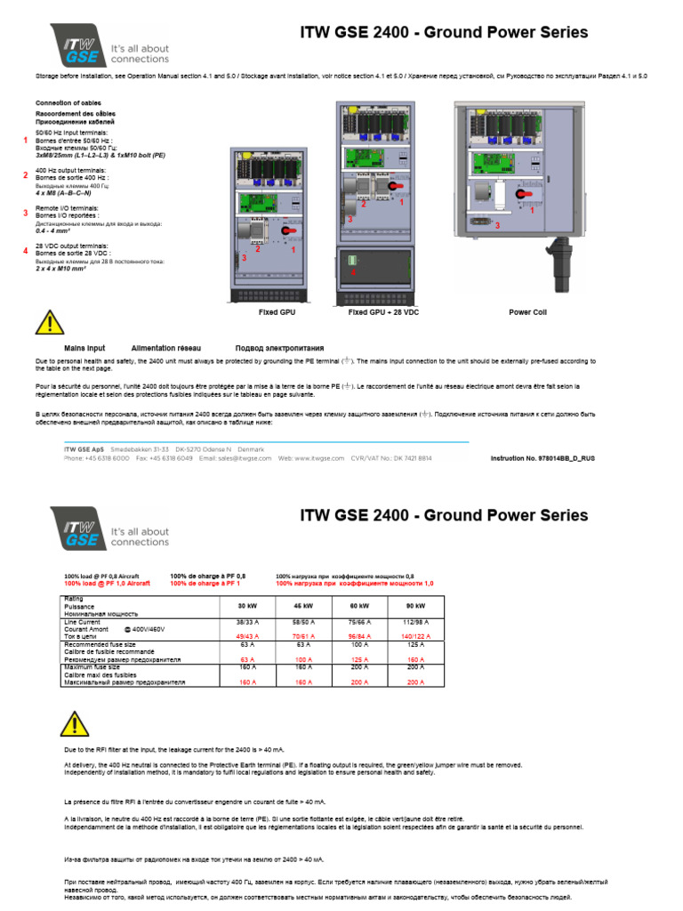 ITW GSE 2400 - Datasheet - 978014BB - D - RUS | PDF