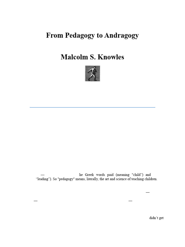 Understanding Andragogy in Adult Education | PDF | Pedagogy | Learning