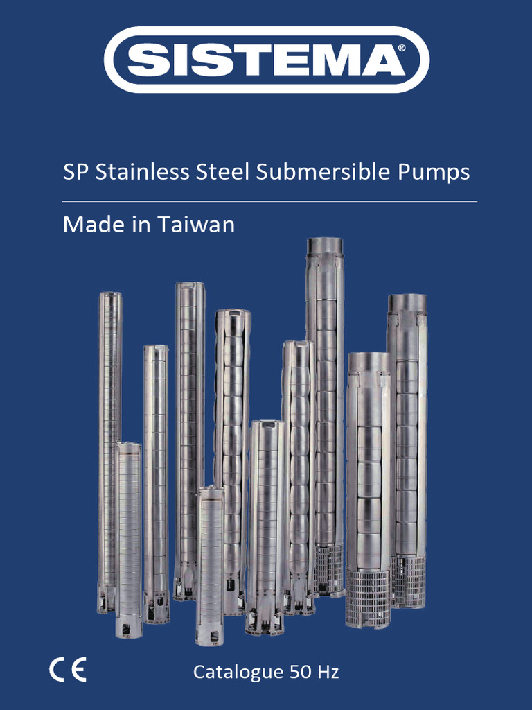 SP Series Stainless Steel Pumps Guide | PDF | Pump | Bearing (Mechanical)