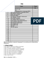 Introduction to SQL