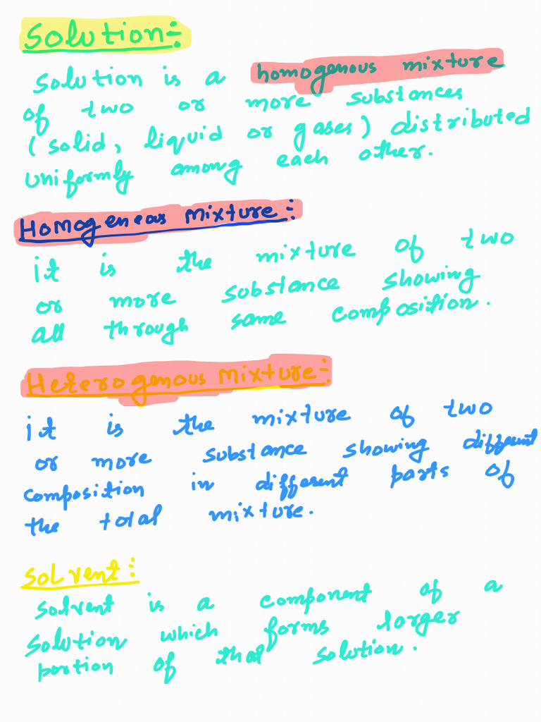 Solution Notes | PDF