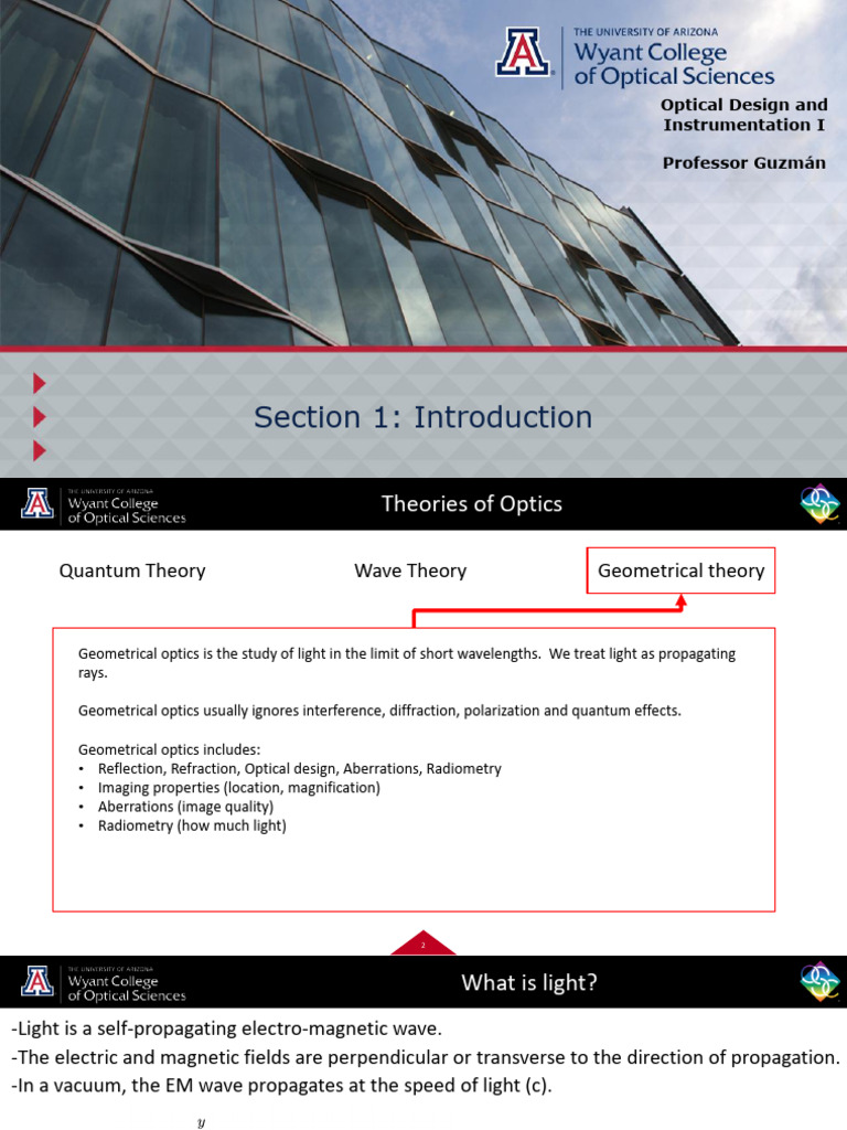 1 - Introduction | PDF | Optics | Waves