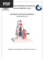 Download THERMAL ENGINEERING LAB MANUAL by ERKATHIR SN95395714 doc pdf