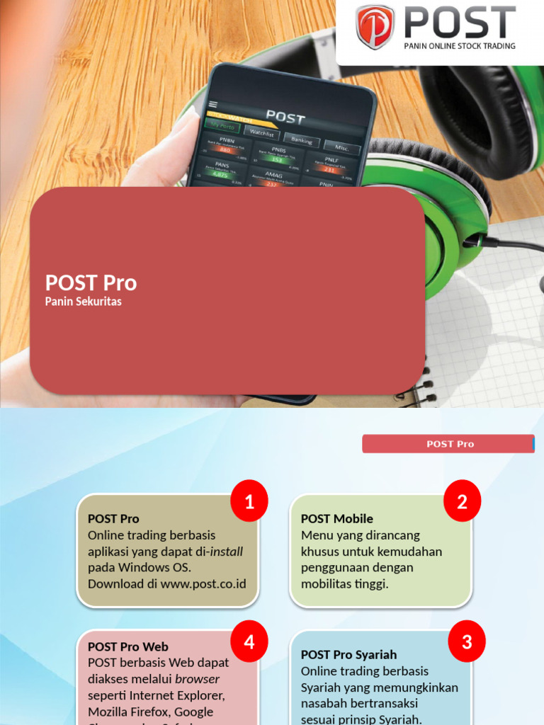 Aplikasi Trading POST Pro Panin Sekuritas | PDF