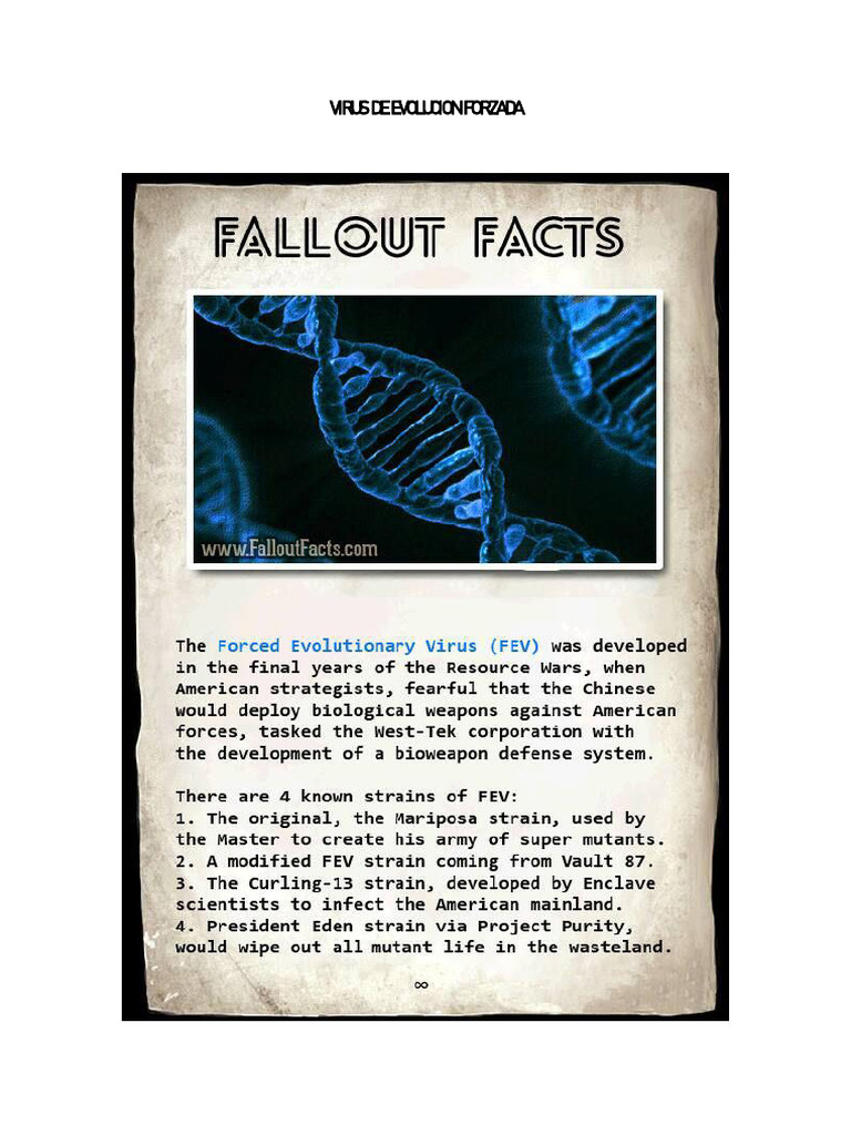 Virus de Evolución Forzada en Fallout | PDF | Adn | Virus