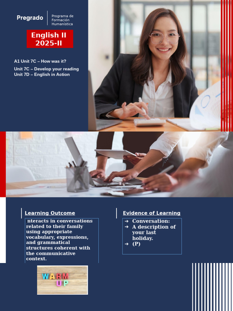 ENGLISH II - Session 6 - Units 7C & 7D Material (1) | PDF | English ...