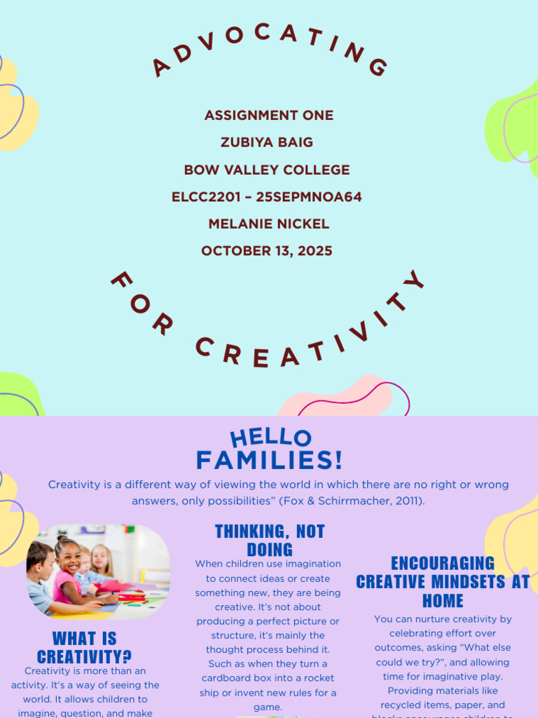 Nurturing Creativity in Children | PDF | Creativity | Learning