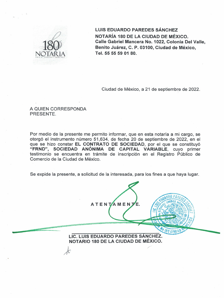Poder Notarial | PDF