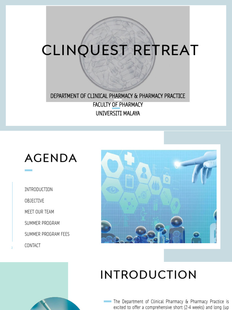 Summer Clinical Pharmacy Program 2023 | PDF | Health Care ...