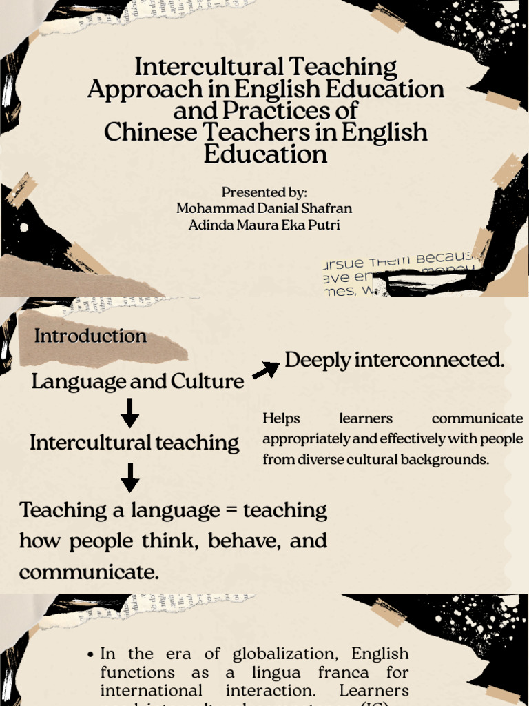 Intercultural Teaching in Chinese English Education | PDF | Cross ...