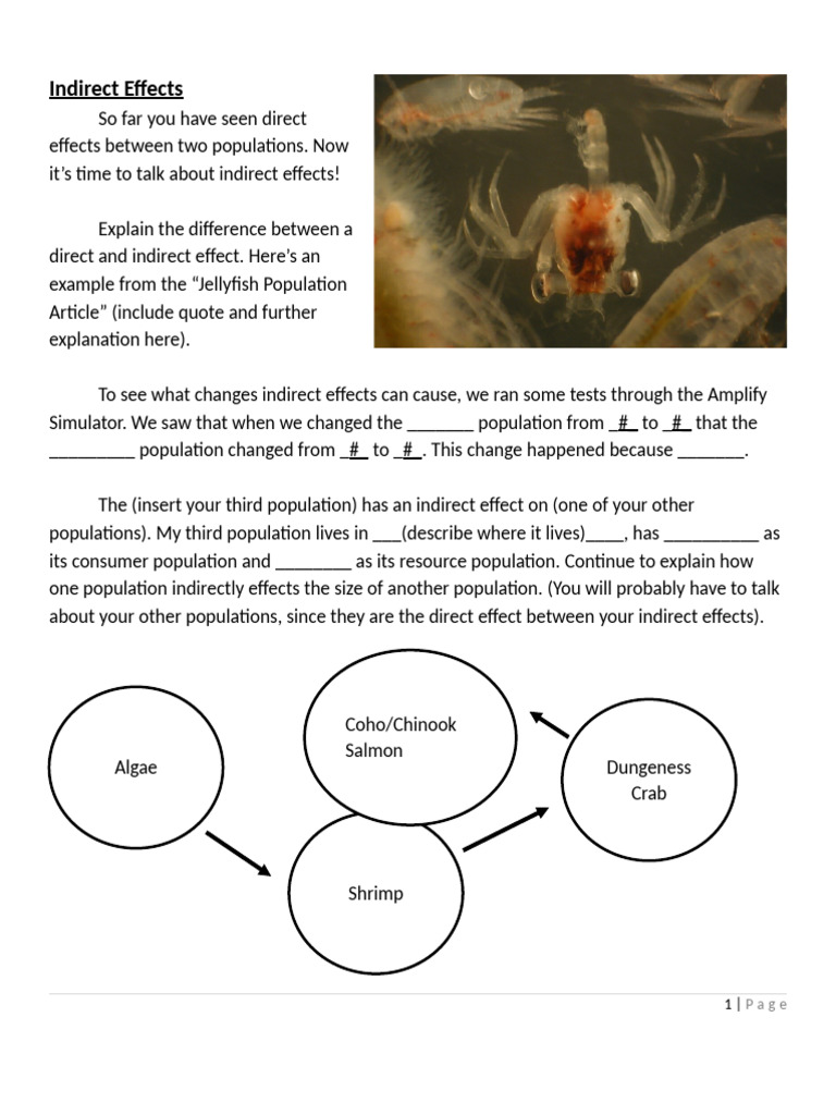 Understanding Indirect Effects in Ecosystems | PDF