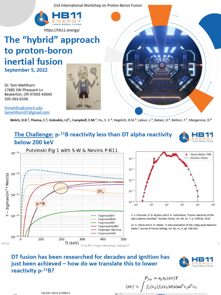 Hybrid Proton-Boron Fusion Approach | PDF | Nuclear Fusion | Fusion Power