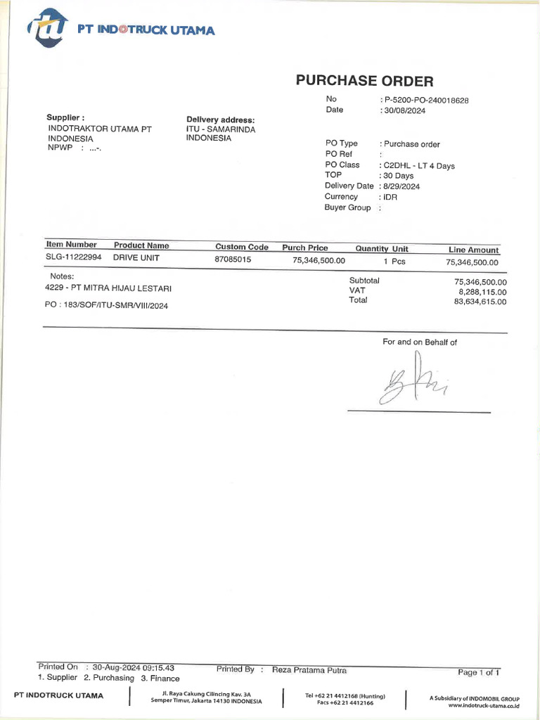 Po-240018628 Itr SMD | PDF