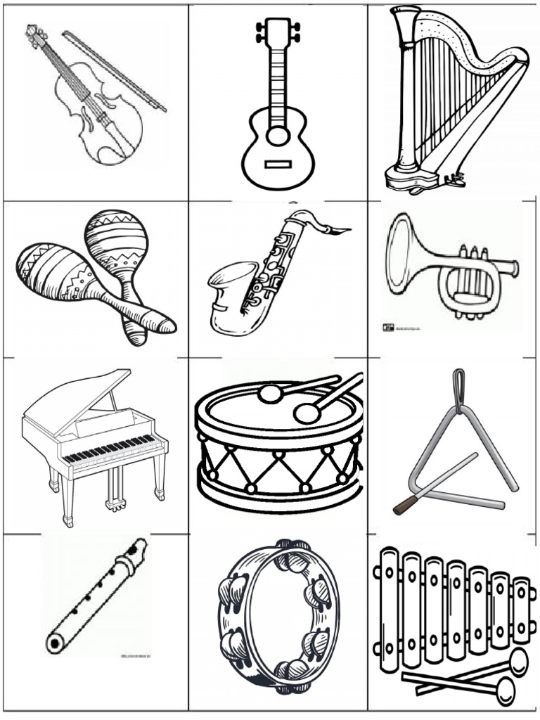Instrumentos Musicales Diversos | PDF