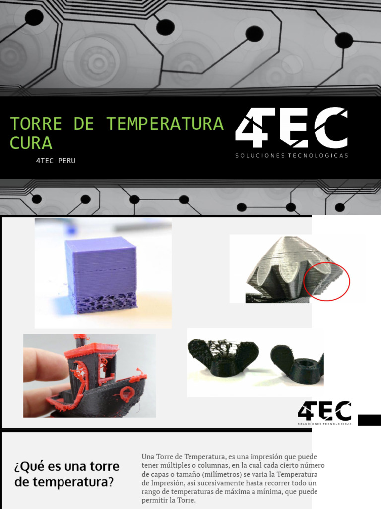 4TEC PERU - Torre de Temperatura en CURA v1.0 | PDF