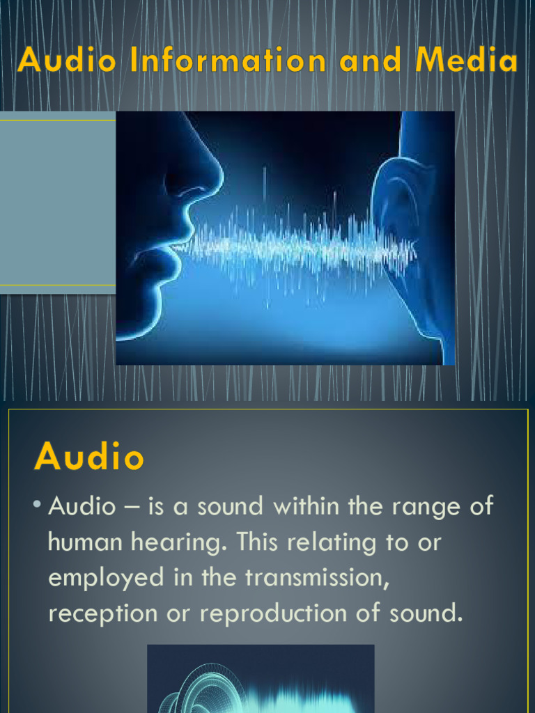Understanding Audio Characteristics and Media | PDF | Sound | Digital Audio