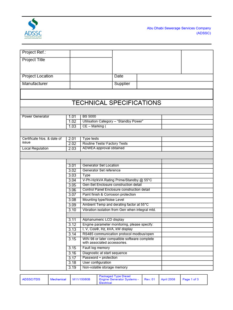 M 11 15060A Packaged Engine Generator ELEC Version 1.0 | PDF | Engines ...