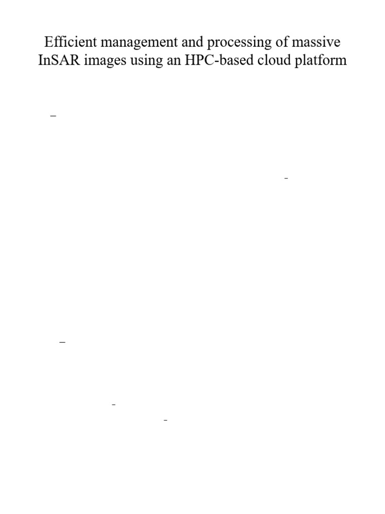 Efficient Management and Processing of Massive Ins | PDF | Parallel ...