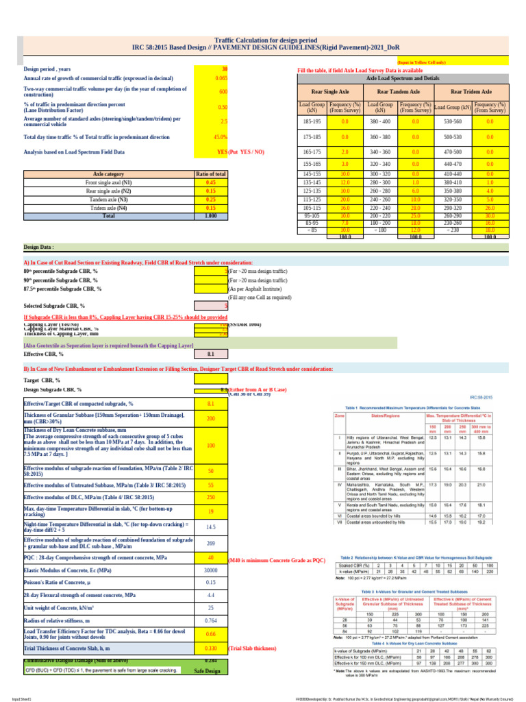 Traffic Analysis and Pavement Design Data | PDF | Concrete | Axle