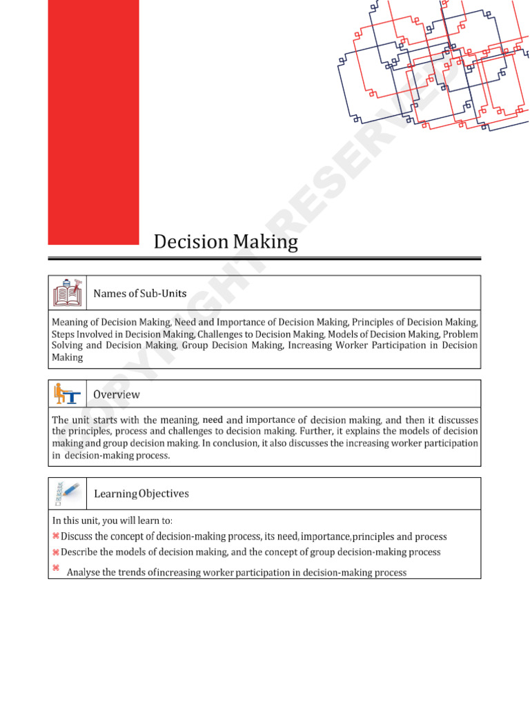 Decision Making and Employee Participation | PDF