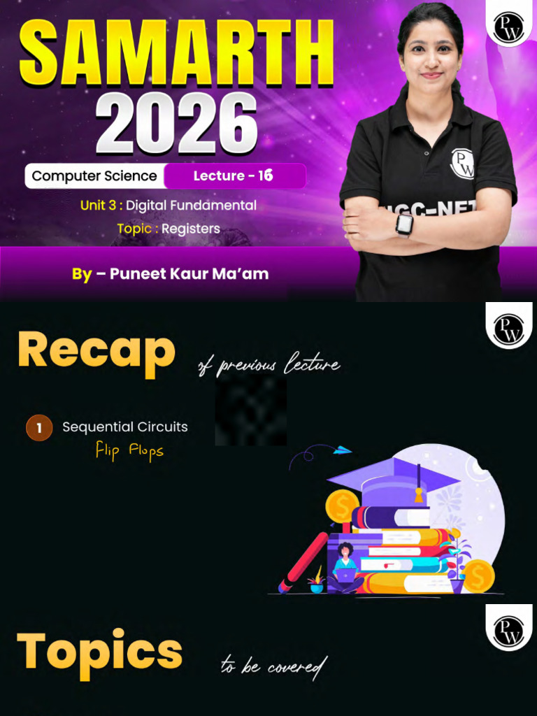 Digital Fundamental 16 Class Notes PDF | PDF