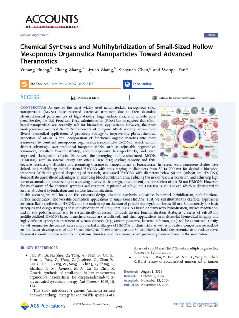 Chemical Synthesis and Multihybridization of Small Sized Hollow ...