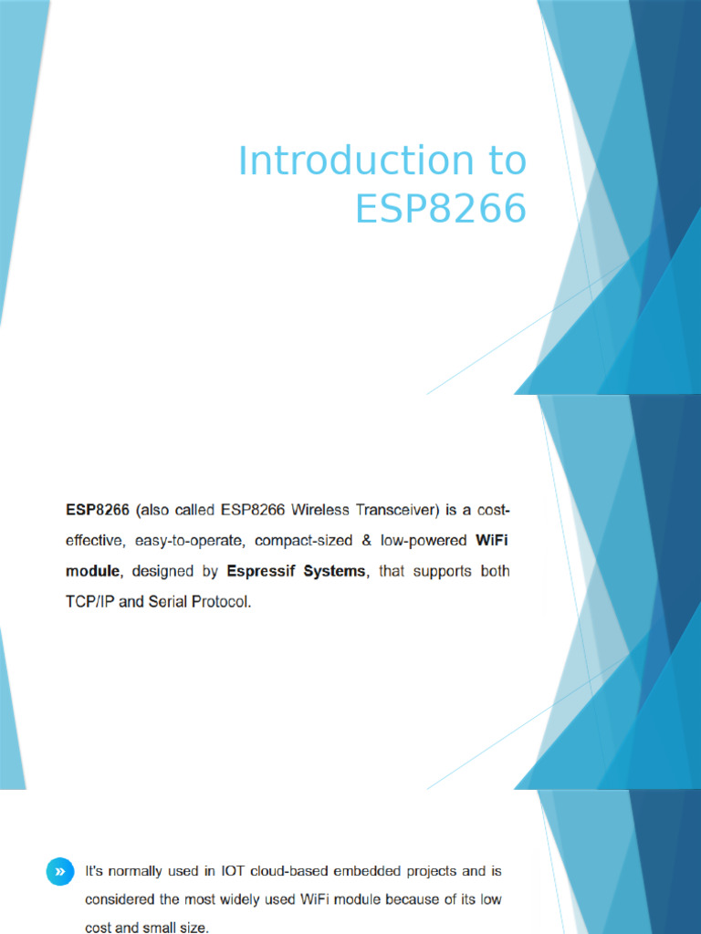 Introduction To ESP8266 | PDF