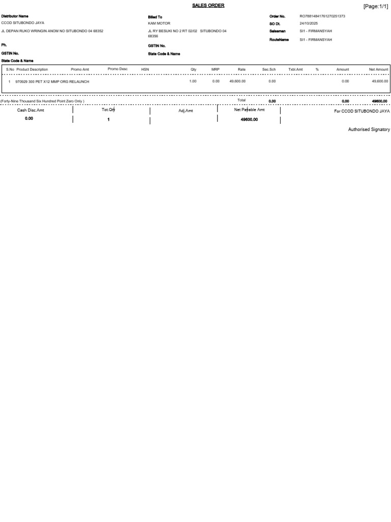 SalesOrder SO4 20251025011139569 | PDF