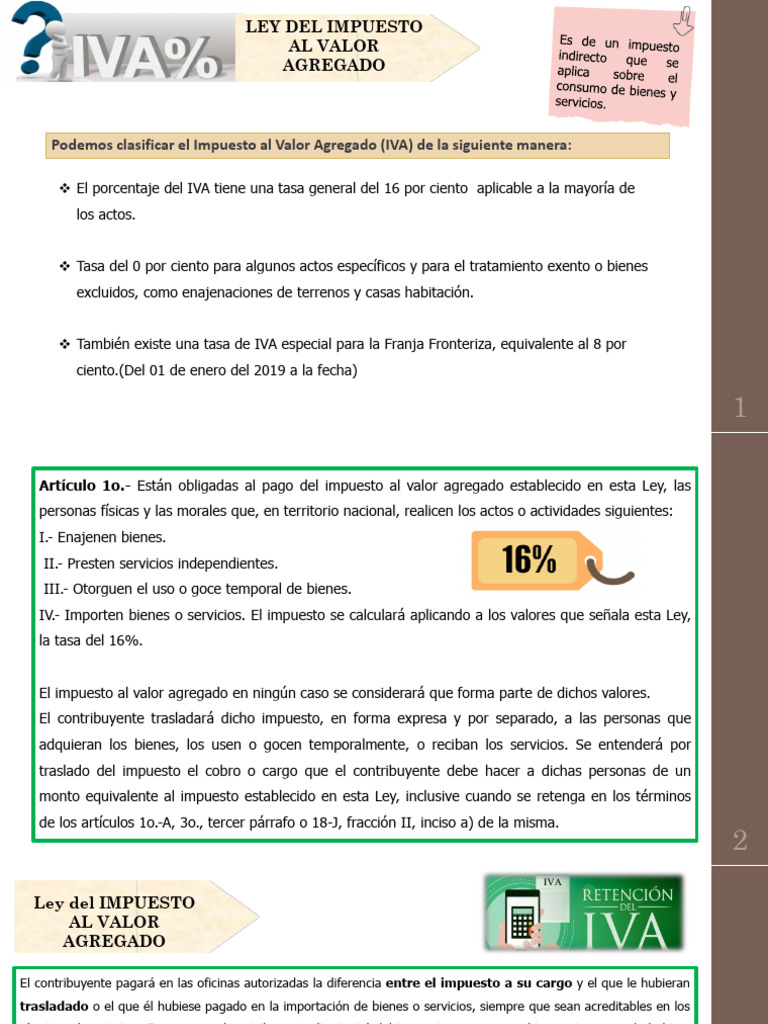 Impuesto Al Valor Agregado | PDF | Impuestos | Impuesto al valor agregado