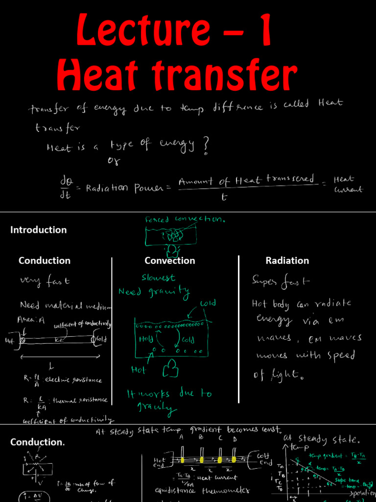 Heat Transfer Lecture 1 - 251121 - 154703 | PDF