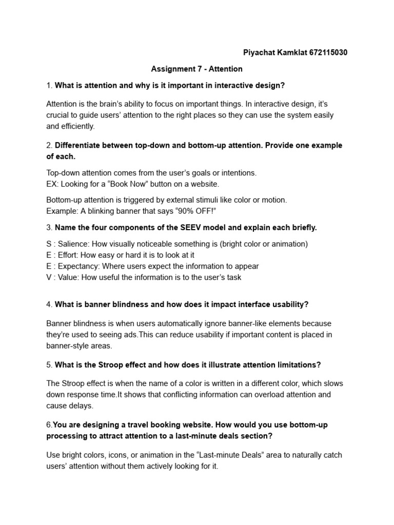 Assignment+7+ +attention | PDF