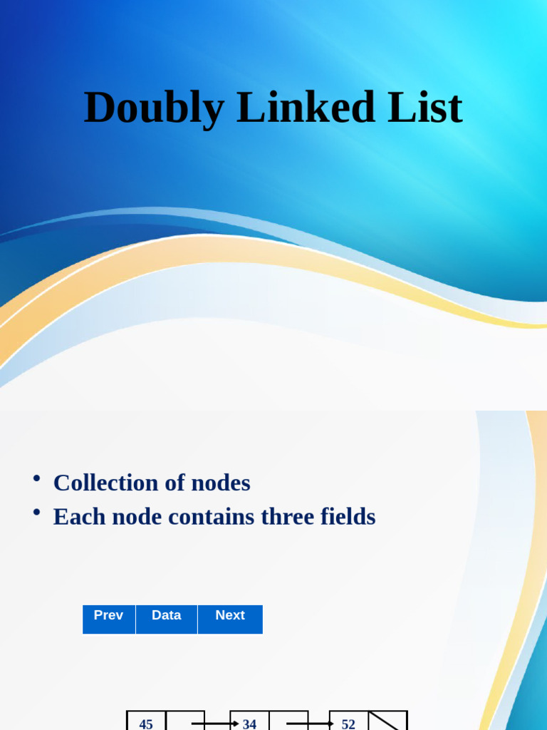 Doubly Linked List - 01.08.25 | PDF | Data Management | Computer Data