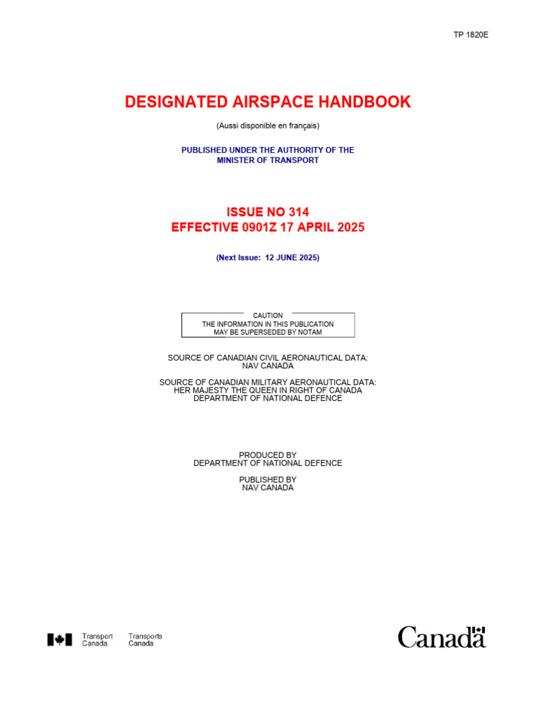 Designated Airspace Handbook 2025 | PDF | Aviation | Air Traffic Control