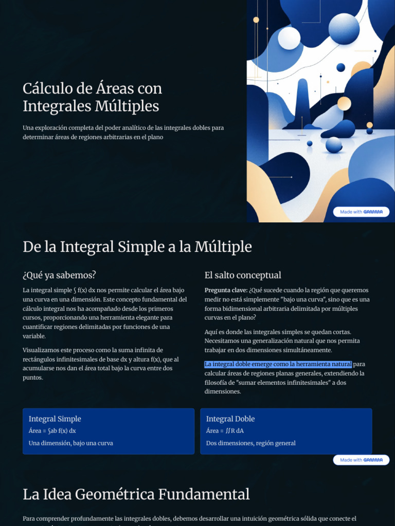 Calculo de Areas Con Integrales Multiple | PDF