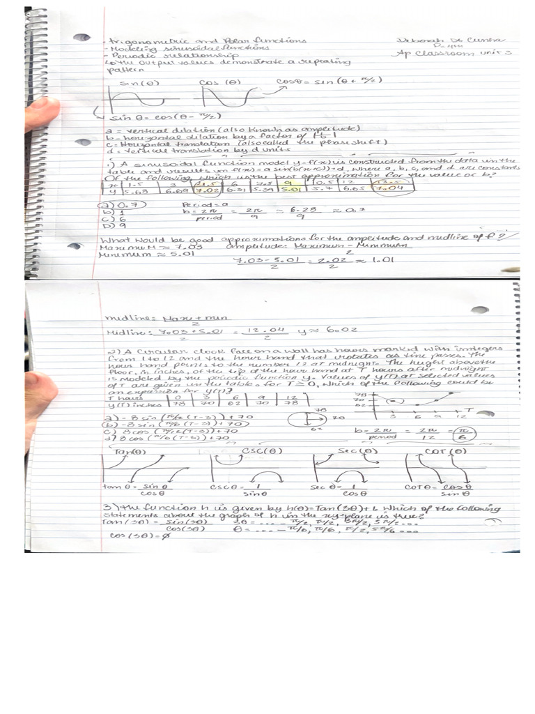 AP Classroom Unit 3 | PDF