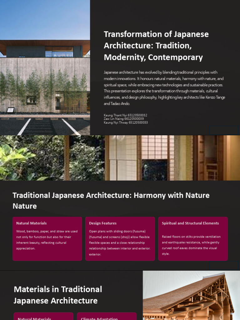 Japan Class Final Presentation | PDF | Minimalism | Architectural Design