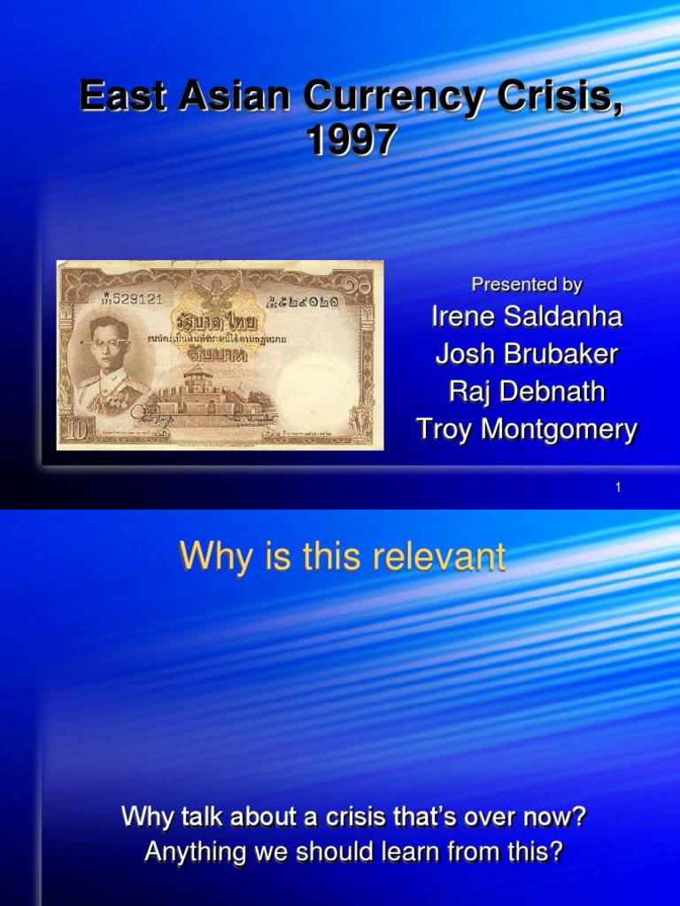 Asian Crisis | PDF | 1997 Asian Financial Crisis | Monetary Policy