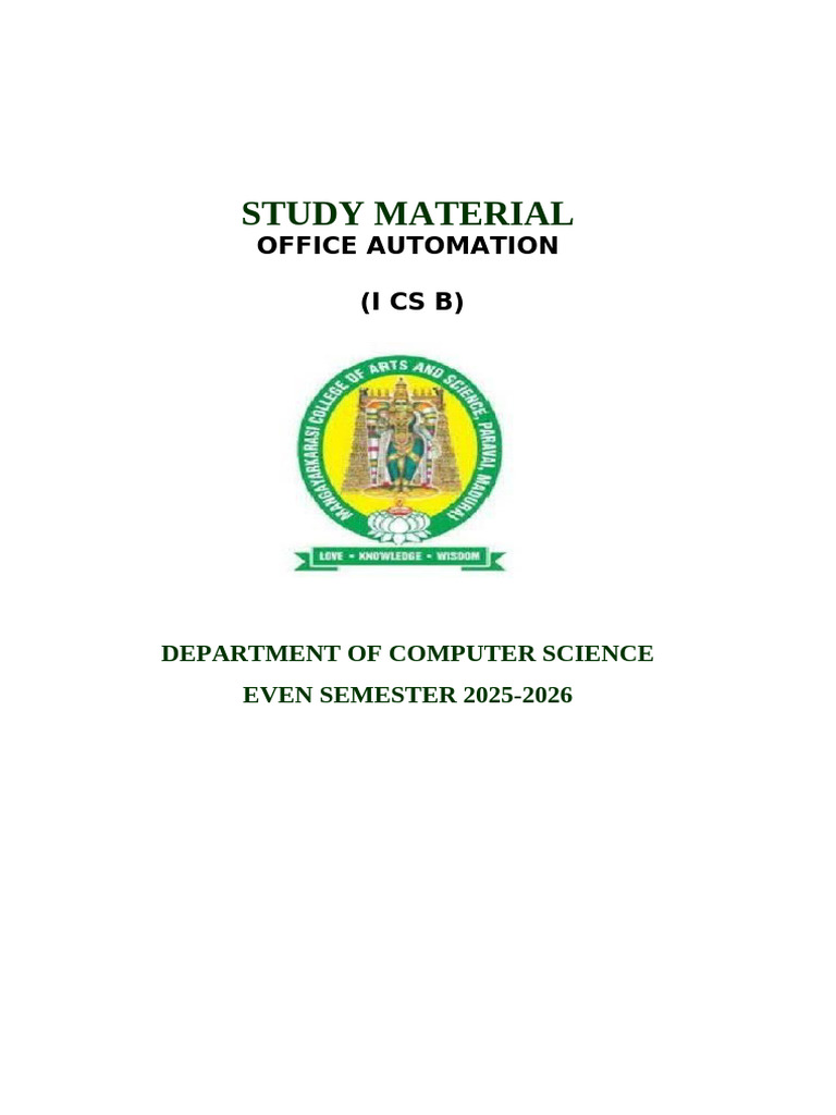 Introduction to internet and OA pdf | PDF | Computer Data Storage ...