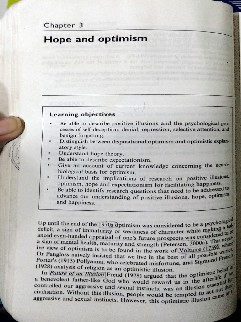 Understanding Hope and Optimism | PDF | Optimism | Social Psychology