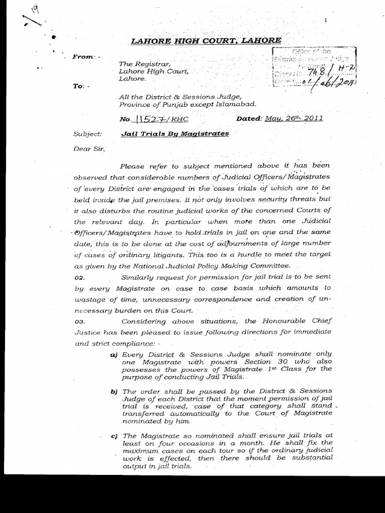 HC Notifications | PDF