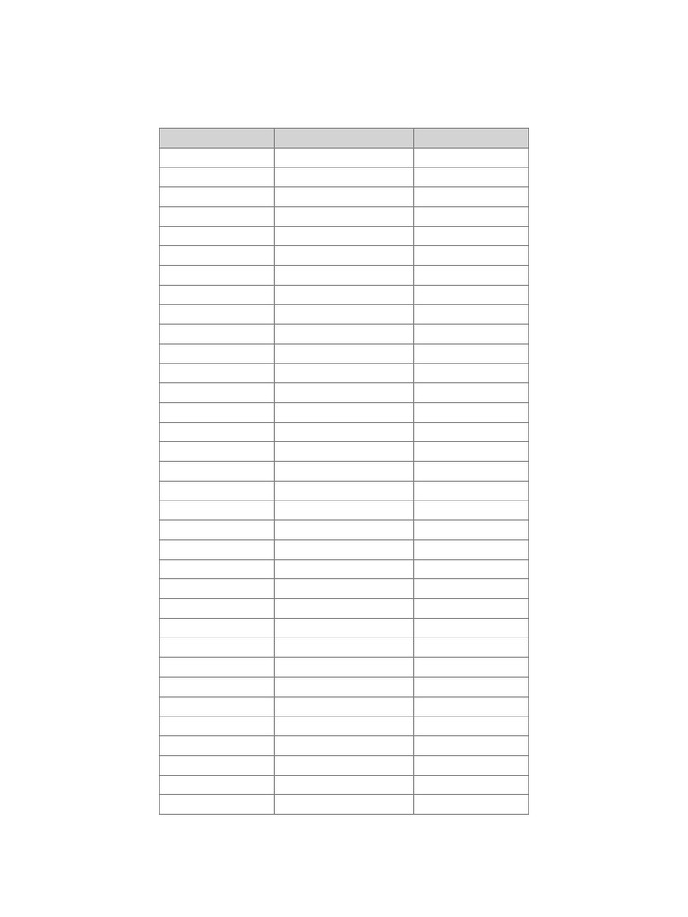 Urdu Cursive Table | PDF