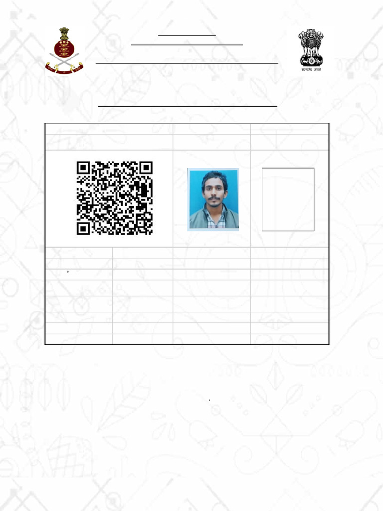 Admit Card | PDF | Identity Document | Government And Personhood