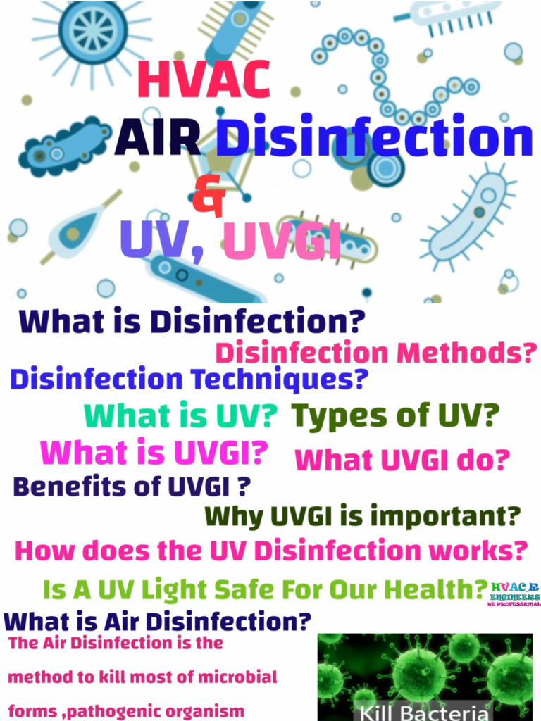 Disinfection in HVAC Using UVc UVGI 1733551345 | PDF